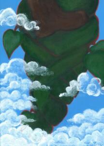 DeAnna O. 10th grade Jack and the Beanstock Narrative Painting