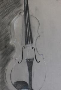 DeAnna O 10th grade Still Life in Charcoal