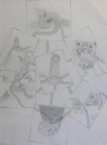 Frank P. Small Object Still Life Drawing