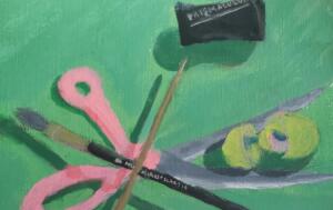 Josiah H Scissor Drawing