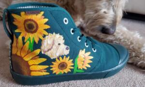 Kaitlyn A Shoe Painting