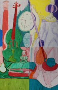 Kirsten L Still Life Color Theory Project